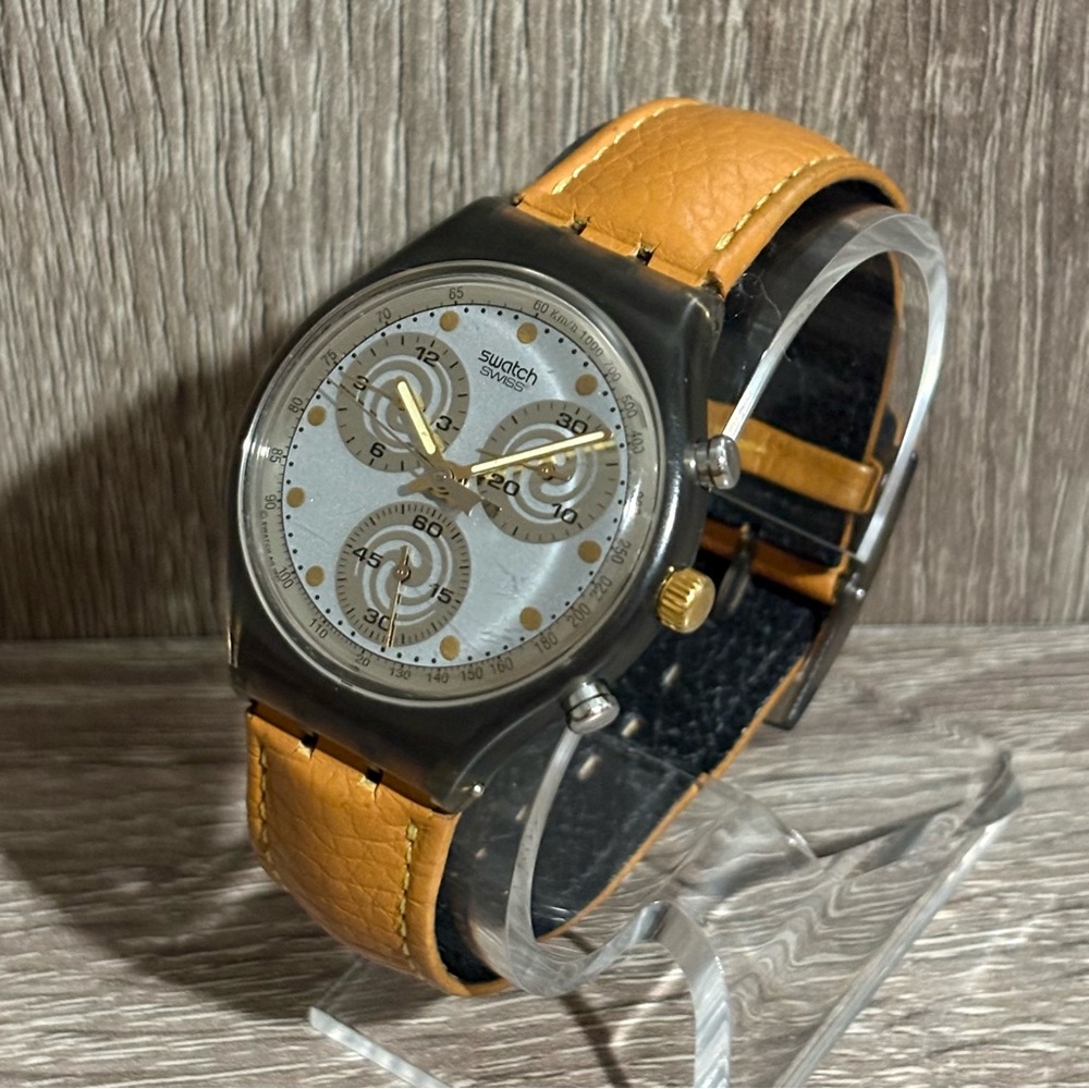 Vintage Swatch Sirio Chronograph Men’s Watch With New Battery